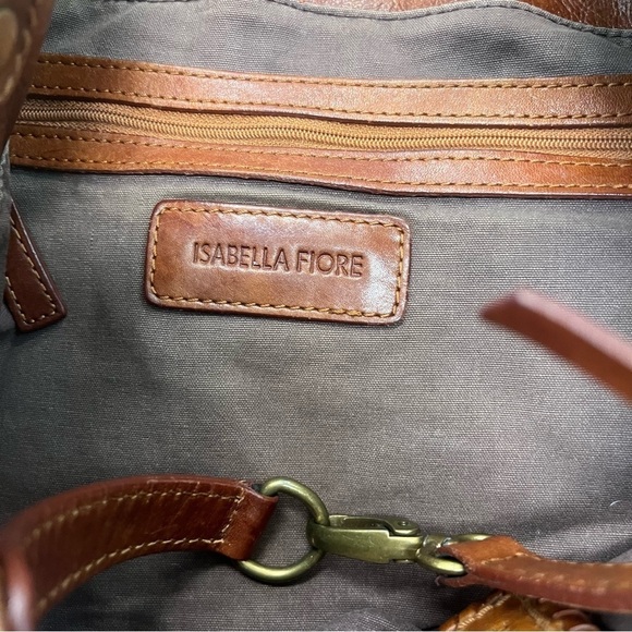 Isabella Fiore Italian leather carry all tote bag - Picture 7 of 15